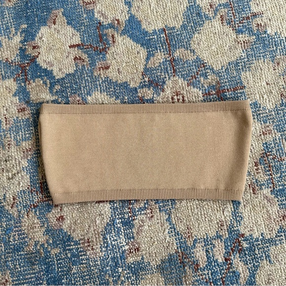 NWOT MaxMara Avori Cropped Stretch Cotton-blend Bandeau Top S - Picture 4 of 8